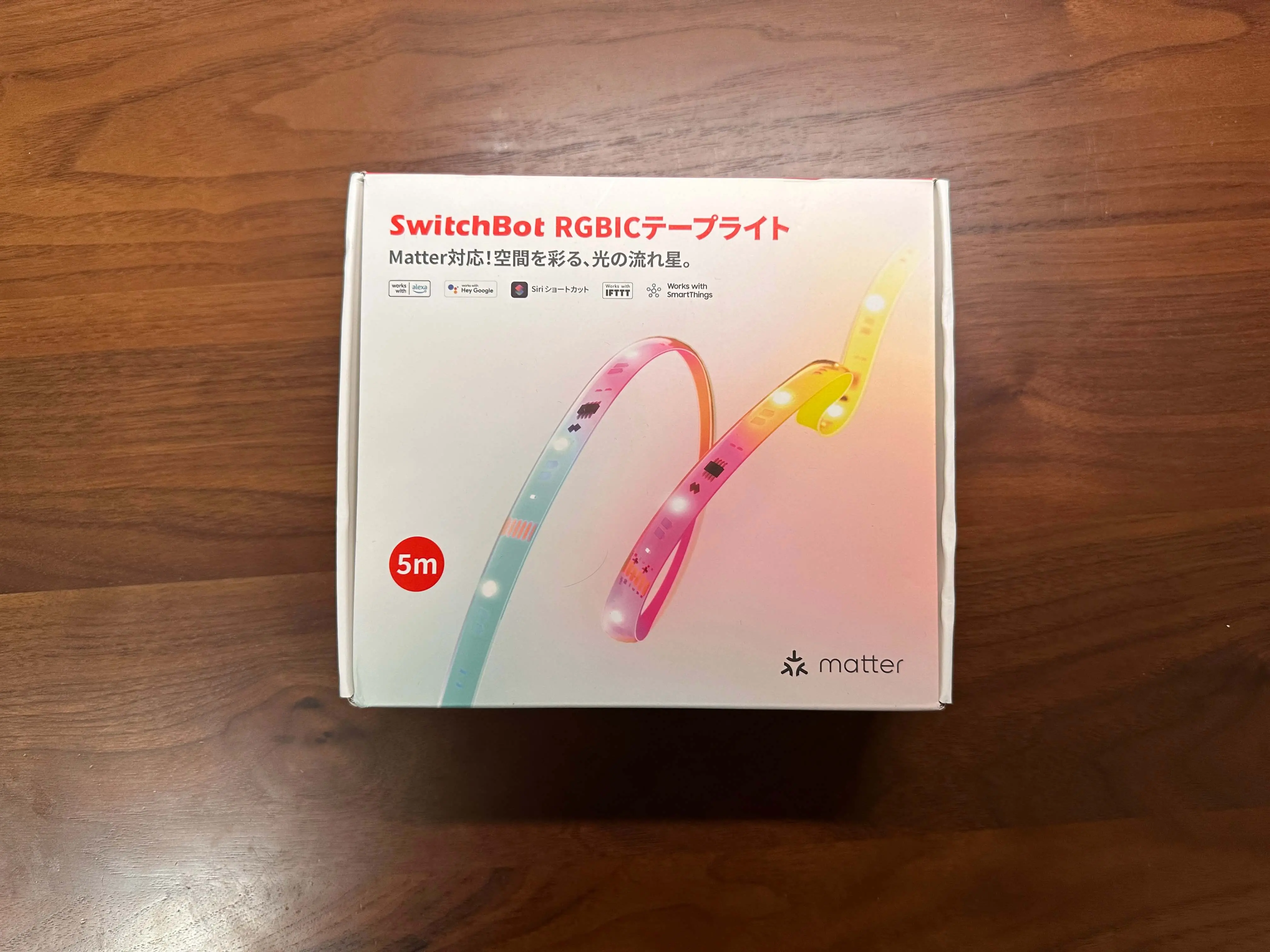 SwitchBot RGBICテープライト徹底レビュー|色表現・耐久性 SwitchBot RGBICテープライト徹底レビュー|色表現・耐久性