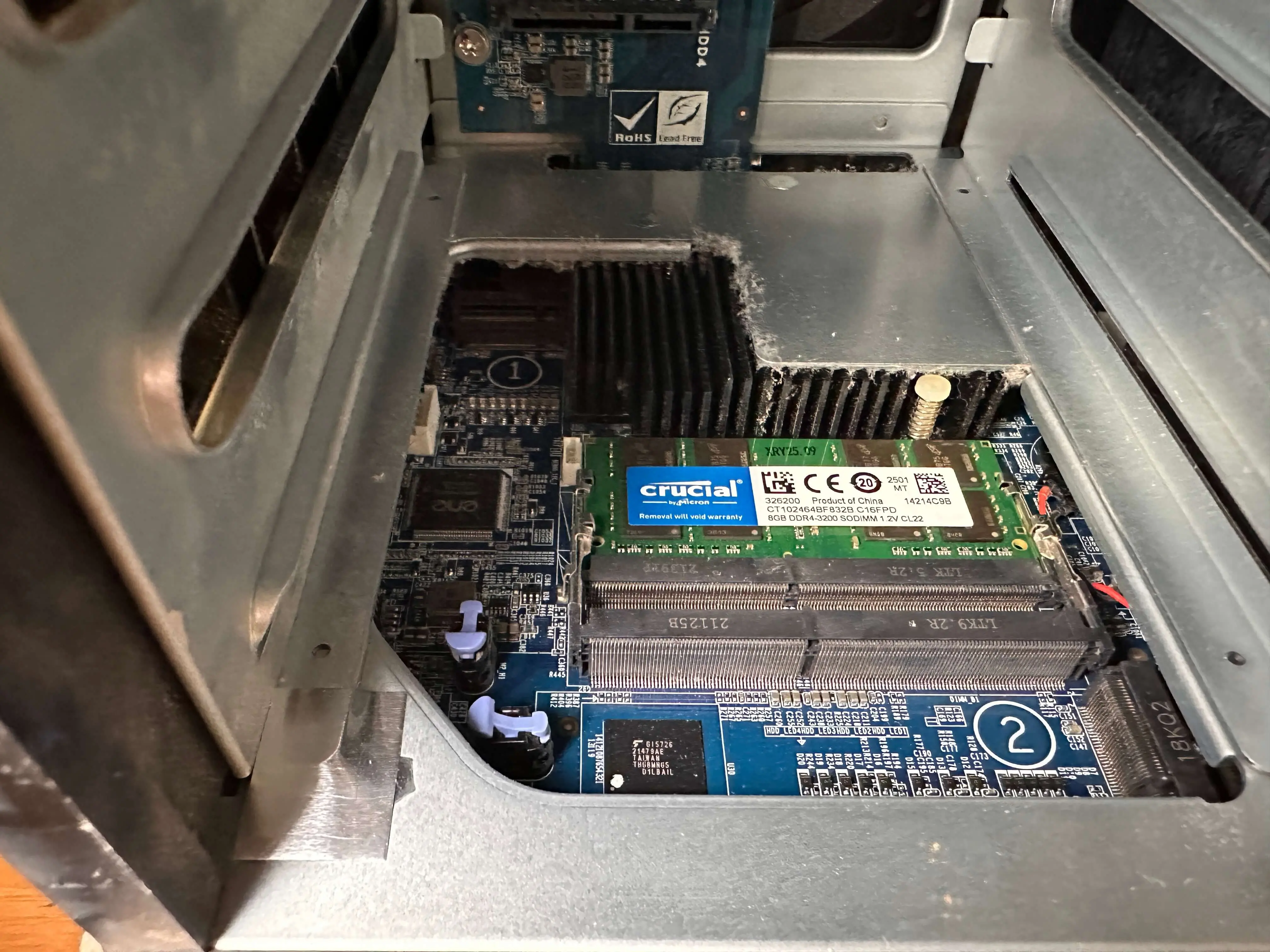 TS-464メモリ増設：メモリ16GBでUIは爆速、読み込み速度はそのまま